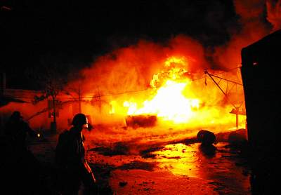 石家庄一化工厂发生火灾 事故原因正在调查中