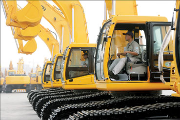现代（江苏）工程机械有限公司与韩国总部共同开发挖掘机