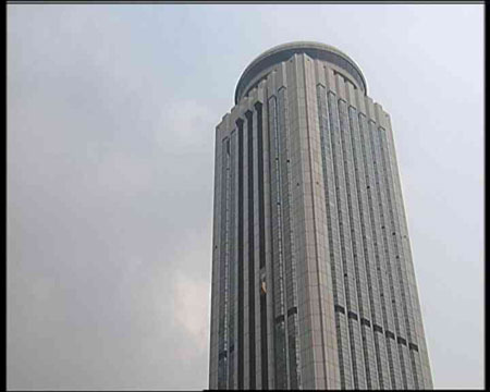 著名的深圳国际贸易中心大厦