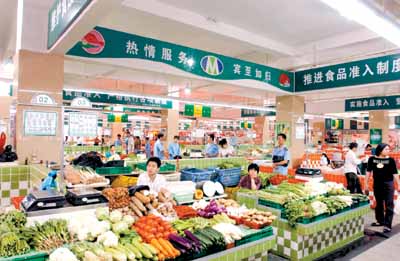 农贸市场升级改造工程势如破竹其中超市化街市