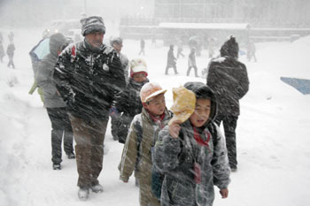 冬雷阵阵狂风暴雪胶东冷战