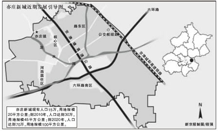 北京亦庄新城亟待确定行政主体