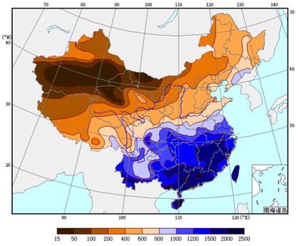 中国沙尘暴主要气候特征