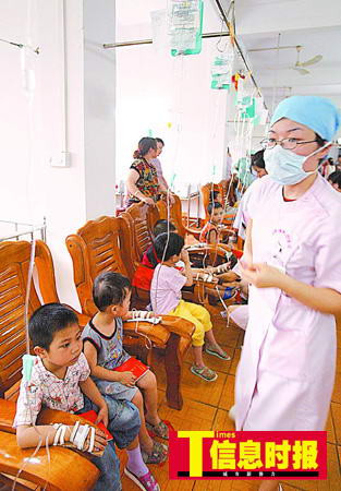 广东佛山幼儿园83名儿童中毒 集体胃疼呕吐(图