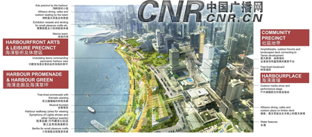 香港特区政府:打造中环世界级海滨休闲区