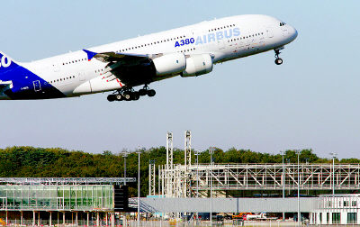 空客a380试飞