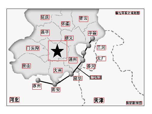 报告提出了建设新七环的设想