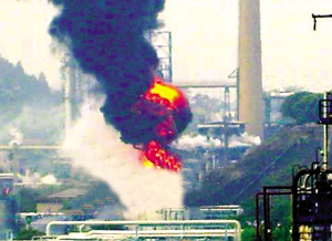 广州炼油厂两次爆炸