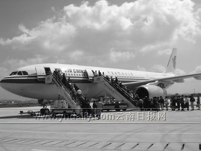 空客A330北京-昆明昨首航成功 每日往返4班 机
