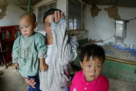 组图：黑龙江林甸发生地震1557人受灾