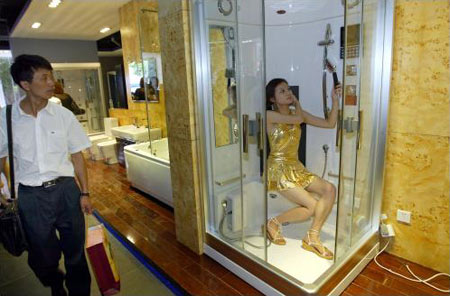 组图：新一代卫浴产品展亮相上海