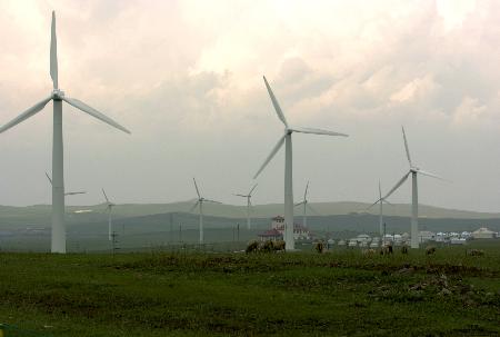 图文:内蒙古打造辉腾锡勒大型风电基地