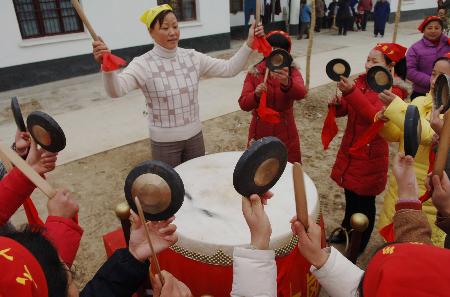 图文：乡村女子乐队唱响农村新文化