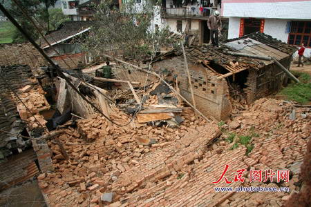 组图：福建顺昌县发生4.7级地震