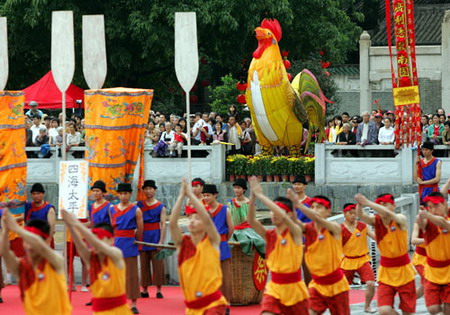 第三届广州民俗文化节暨黄埔"波罗诞"千年庙会在南海神庙开幕,除了