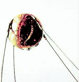 世界首颗人造地球卫星:斯普特尼克1号(图)