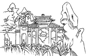 佛山祖庙  佛山祖庙是一座古雅辉煌的庙宇建筑,始建于宋朝,被称为中国