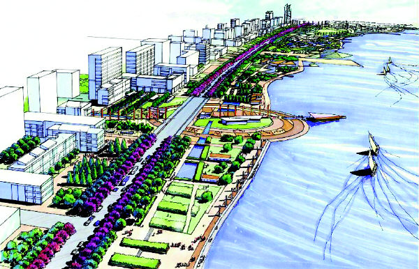 西海岸规划大型海滨风景园林―――滨海公园建