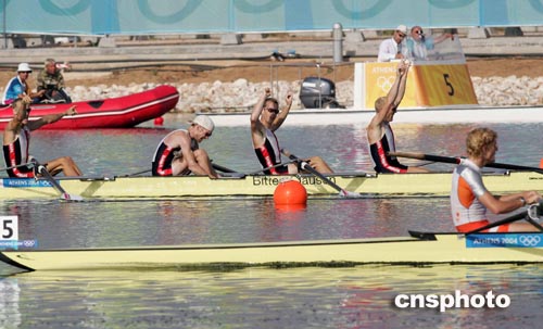 丹麦选手获奥运四人单桨赛艇比赛冠军(图)