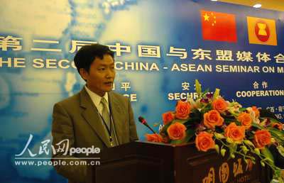 广西日报社社长李启瑞:发挥媒体在合作中的作用(图)