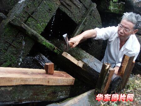 浙江宁波:千年"汪家水磨"再现余姚古镇(组图)