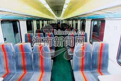 粤海铁路5日开通今售票 海口至广州硬座138元