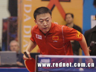 世界VS中国乒乓球明星赛 马琳3-1击败波尔(组