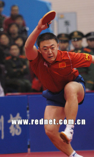 世界VS中国乒乓球明星赛 马琳3-1击败波尔(组