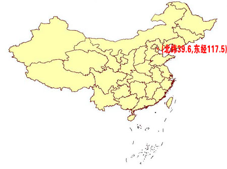 中国台网测定天津宝坻今晨零时11分发生3.2级地震(图)