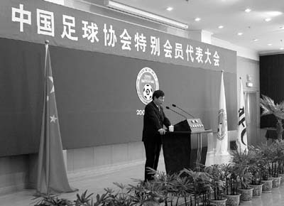 中国足协特别会员代表大会昨天在香河召开(组