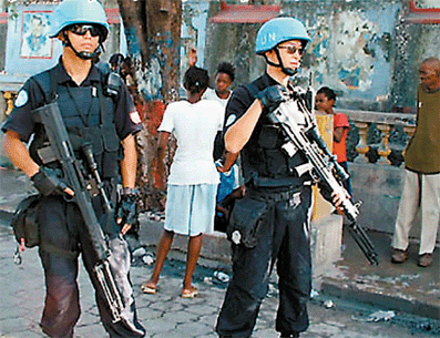 重庆警察讲述在海地维和经历(图)
