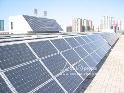 北京建成太阳能综合利用示范楼(图)