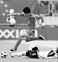 中国队惜别足球世青赛(动感2005)(图)