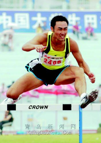 四百米栏青岛队员称雄 夺十届大田赛男女组金