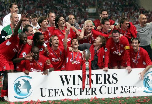 图:利物浦夺得欧洲超级杯冠军