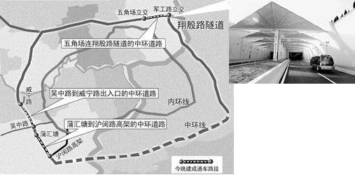 38公里中环线通车21公里