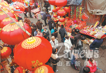 临县碛口古镇春节年货集市(图)