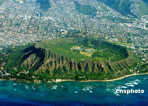 图:夏威夷死火山建成军人公墓