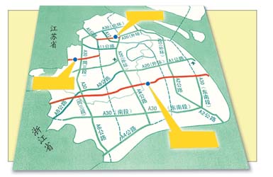 上海市新规划高速公路编号命名示意图