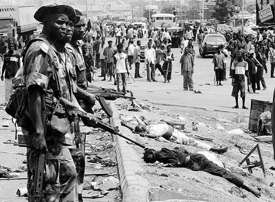 尼日利亚南部 基督徒与穆斯林对攻至少80人死