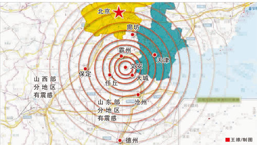 目前没有人员伤亡报告北京近期不会发生5级以