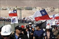 智利矿工举行罢工要求将铜矿重新国有化