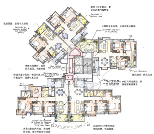 中海金沙湾户型平面图