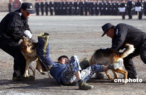 新疆举办监狱警察练兵大比武