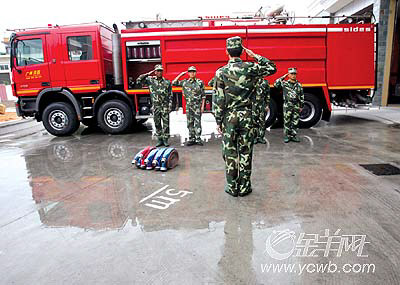 广州市消防局14名伤残老兵即将退伍,临行感言