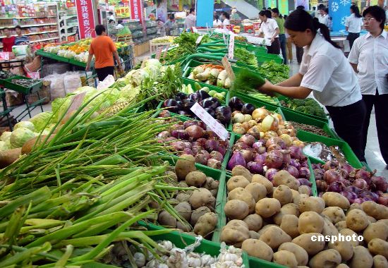 上海超市农副产品短斤缺两幅度高于马路菜场