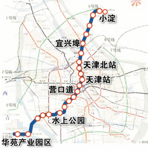 地铁3号线是贯穿城市西南至东北的主骨架线路