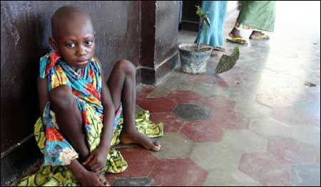 组图:在贫困中挣扎的非洲儿童