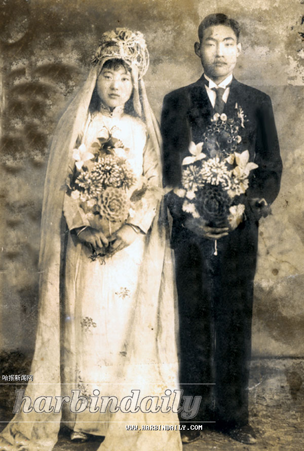 六十三年前的结婚照(图)
