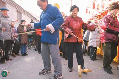 老北京自办胡同庙会 街道:活动会继续办下去
